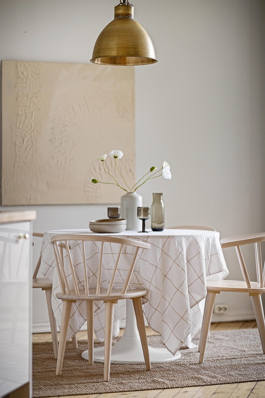 contemporary dining space luxury home